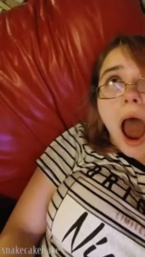 Awkward talking, messy squirting, trying to be quiet