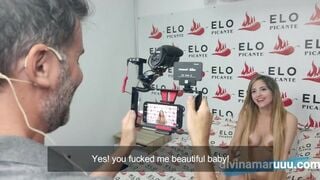 Behind the Scenes of DivinaMaruuu's thresome Porn Video in Elo Podcast's Spicy Room