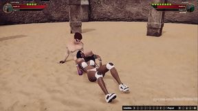 LordJerle VS Avalynn (Naked Fighter 3D)