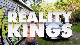Stallion (Steve Q) demonstrates his massaging skills and pops on the thick tits of (tru kait) - reality kings