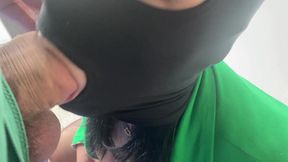 💼 naughty secretary in stockings & green blazer – lascivious dance & office blowjob
