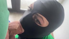 💼 naughty secretary in stockings & green blazer – lascivious dance & office blowjob