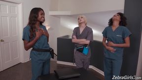 Alina Ali, Jessie Saint and Nicole Kitt have lesbain sex