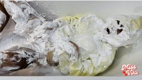 Filling My Hoodie with Shaving Foam! Masturbation!
