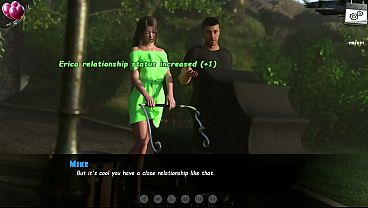 Burning Boundaries 13 - Mike Stares at Erica'_s Cleavage While Going
