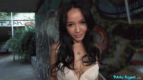 Sexy goddess Asia Vargas gets a steamy dick in the underpass