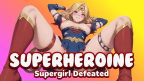 SUPERHEROINES - Supergirl Chased Across Metropolis, Hit With Red Solar Energy That Weakens Her Powers and Makes Her Pussy Ache, Then Throat-Fucked and Pounded in Pussy and Ass Until Broken and Cum-Filled (Erotic Audio)
