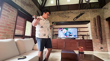 Seductive brunette gets fucked bareback by her foreign friend