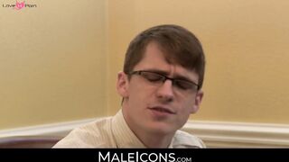 MaleIcons.com - Hung jock's eager anal play with boyfriend's big cock and intense pas