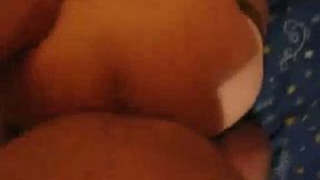 Doggy style pounding and cum extracting blowjob from white chick