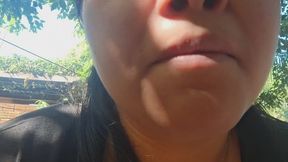 I yawn slowly, opening my mouth