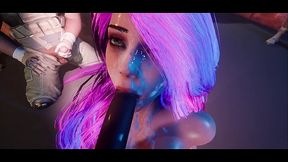 Valerie Visxen fucking the whole village, Gangbang with the boys II