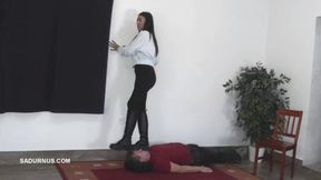 Under the feet of Mistress Natasa mp4 Boot