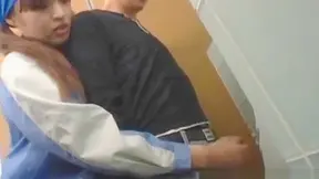 Asian Toilet Attendant Ambushed – Hot Public Restroom Encounter Unfolds