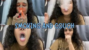 Coughing on the Couch – Intimate Smoking Session