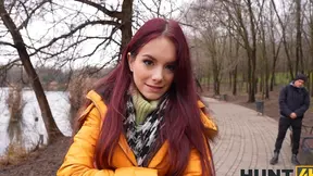 Liz Ocean's Skinny Redhead Body Delivers Blowjob Before Hot Cowgirl Riding