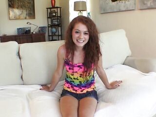 Anal Gaping Redhead Alice Green Gets Butt Creampied By Philly Jhon!