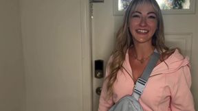 Hot Blonde Comes Over After Husband Neglects Her BBC Swallows Cum