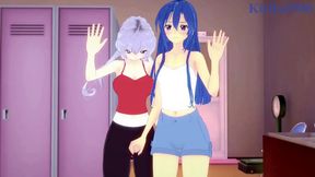 Tsubasa Kazanari & Chris Yukine's Intense Futanari Sex Adventure