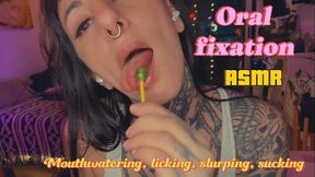 Oral Fixation Tease ASMR Mouth sounds
