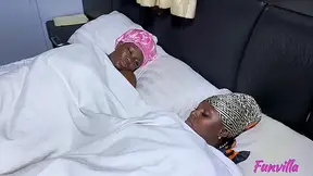 Ebony Beautiful Girls and a Pink Cap BBC