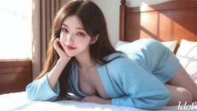 caught my 18yo stepsister coming out of the shower with my big erect cock [ai generated]