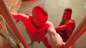 Whipping His Smoking Rump As He Gets Turned On