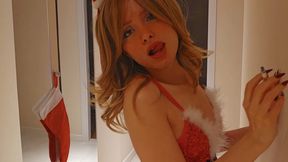 Was I a good girl this Xmas Santa? Or shall I be on the naughty list, like always ???? ;) Muaa xx