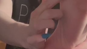 Sometimes the lightest of touches can be the worst… (super sensual self foot tickling with long nails) NO AUDIO