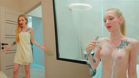 My Stepsister Caught Me Peeping At Her In The Shower - Dolly Rud