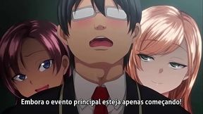 Hipnotizou as tr&ecirc_s gata da escola pra fuder elas - fullhentai : droplink.co/ijirare