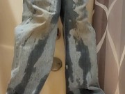 He's Desperate to Pee and Just Lets It Go
