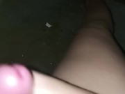 Isang mabilis na pasabog Ng tamod Bago maligo