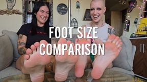 Foot Comparison & Measuring - Tatiana Vex & Pepper Dagger
