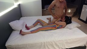 i had sex with the hot young guy very hard and then sucked until i got cum on my face