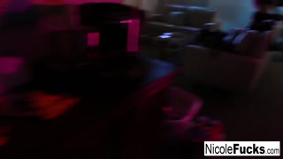 Hot Nicole Aniston films Hot red-head Tana before making her cum!