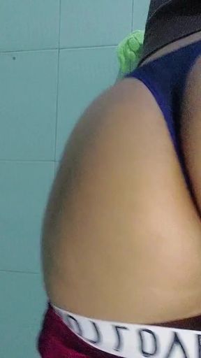 Captivating moment from &quot;Royal Punjabi Indian loves to wear this sexy shorts and thong -&quot;