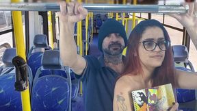 I Got Fucked on Public Transport and He Cummed on Me and Left My Ass Creamy