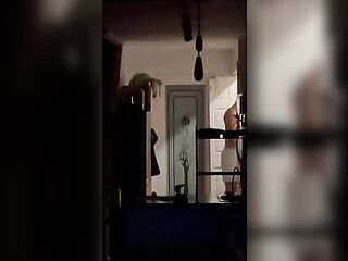 The Neighbor's Window At Night