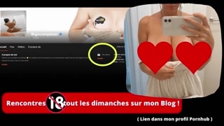 SI TU EST SAGE JE TE LES MONTRES MES GROS SEINS RDV SUR MON BLOG