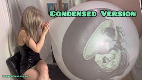 Condensed Version- Printed 35 inch Cattex Blow to Pop in Vinyl Dress