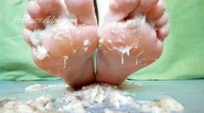 Foot Banana Crushing
