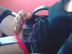 Sexy Transvestite This Wank