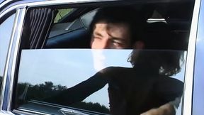 Hot blonde deepthroats huge cock and takes a hard pounding