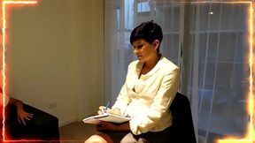 psicologa convencida y cojida por dos pacientes