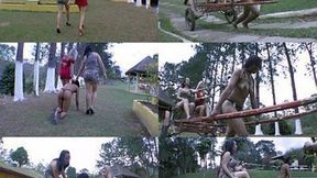 PONY EXTREME HUMILIATION CART LOAD -- TOP GIRL JESSICA ALMEIDA - CLIP 1