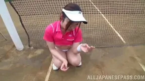 Japanese teen hottie Aya Shiomi gets massaged with oil 3