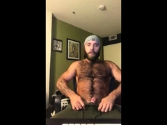 Hairy Lumberjack Shows Off his Cock ( No Cum )