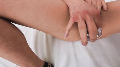 Get a nice load in my pussy. creampie My trimmed pussy gets filled with cum