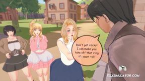 Her Husband Is Gone, So The Village Boy Fucks Her Mouth &amp; Pussy Until She Cums